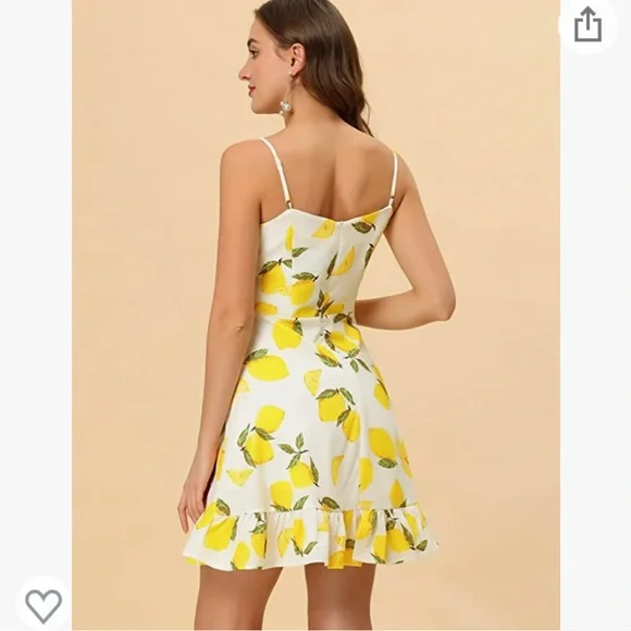Summery lemons dress - Picture 5 of 5